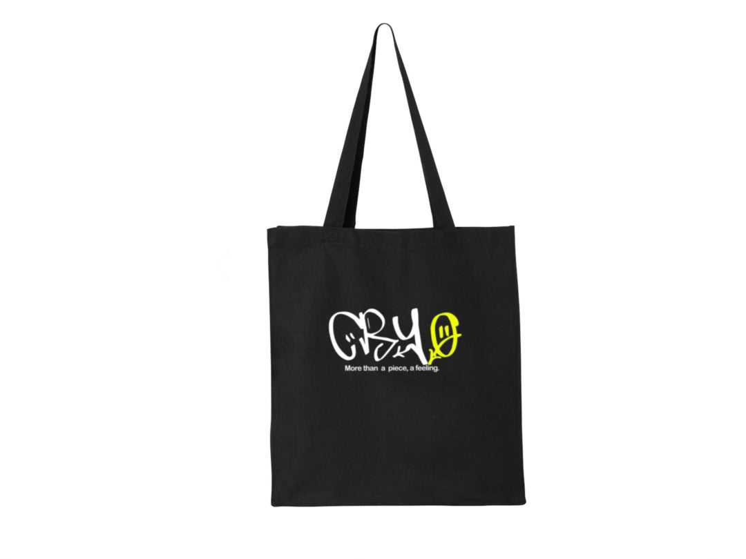 CRY GRAFFITY TOTE BAG - BLACK