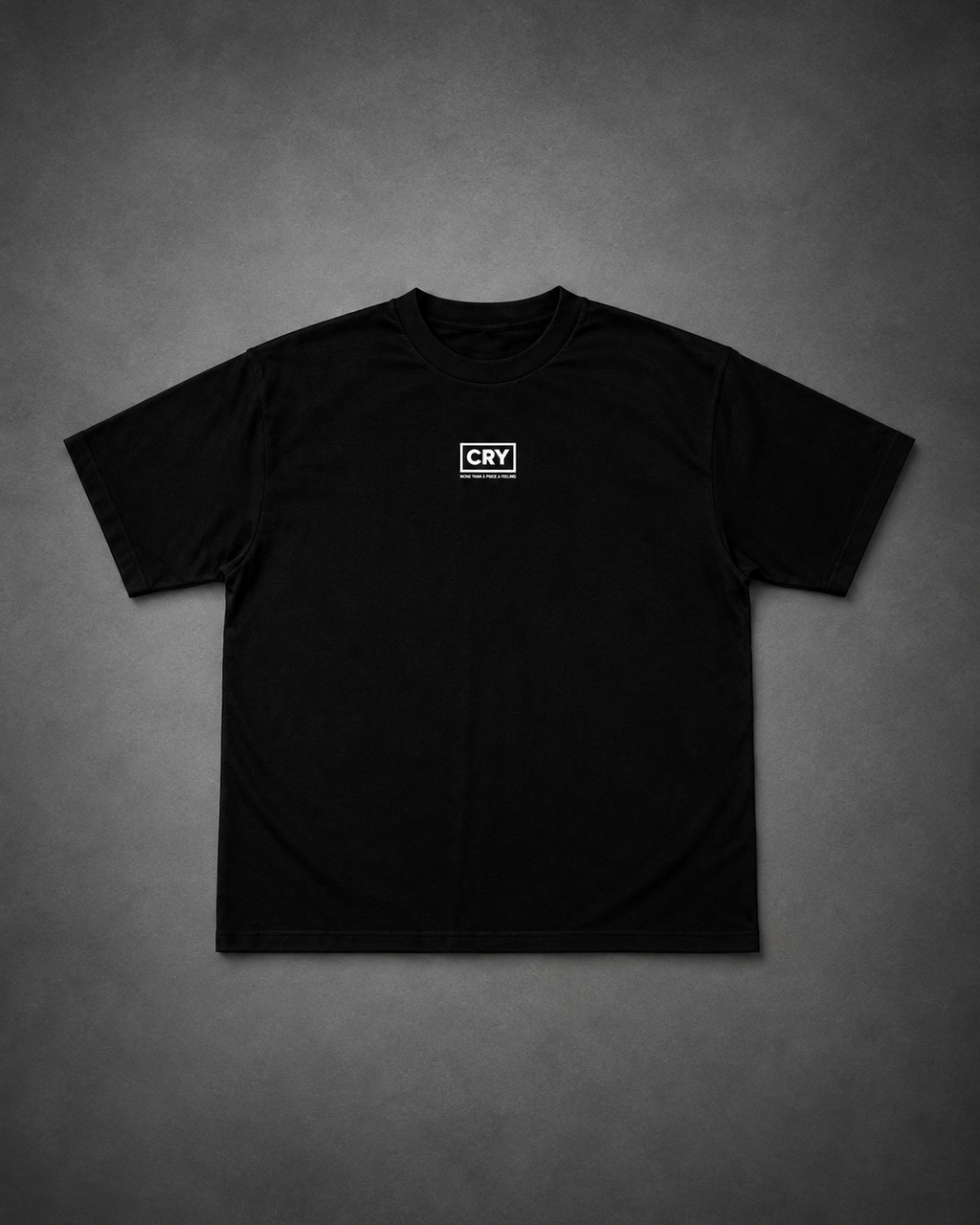 CRY EVERYDAY BLACK TEE