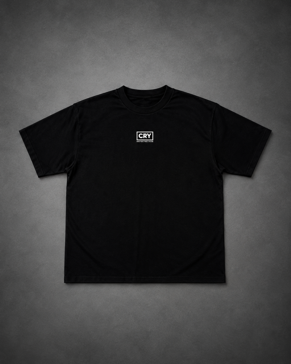 CRY EVERYDAY BLACK TEE