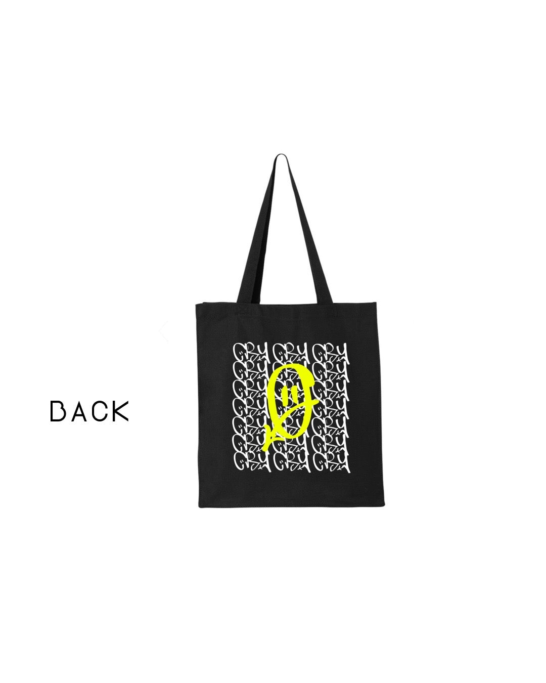 CRY GRAFFITY TOTE BAG - BLACK